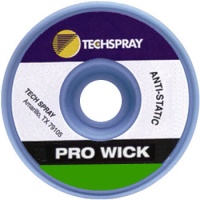 Techspray 1810-100F Pro Wick Desoldering Braid Green 100 ft