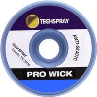 Techspray 1811-100F Pro Wick Desoldering Braid Blue 100 ft