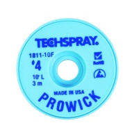 Techspray 1811-10F Pro Wick Desoldering Braid Blue 10 ft