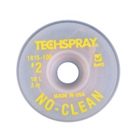 Techspray 1815-10F No-Clean Desoldering Braid Yellow 10 ft