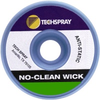 Techspray 1822-50F No-Clean Desoldering Braid Green 50 ft