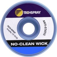 Techspray 1823-100F No-Clean Desoldering Braid Blue 100 ft