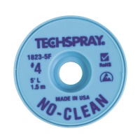 Techspray 1823-5F No-Clean Desoldering Braid Blue 5 ft