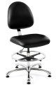 Bevco 9550ME1 Integra ECR ESD Cleanroom Class 10 Vinyl Chair Medium Back with Specifications