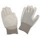 Desco 68126 ESD Dissipative Polyurethane Coated Nylon Gloves, Medium