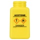 Menda 35733 Acetone Labeled Durastatic Yellow Bottle- 6 oz